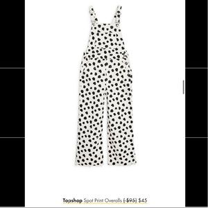 ISO Topshop Spot Print Overalls ✨